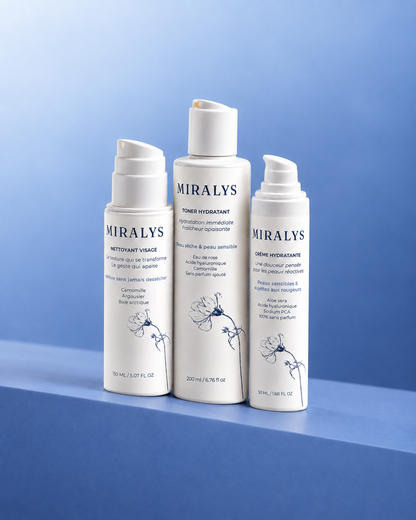 Le Trio Essentiel — Nettoyant, Toner & Crème