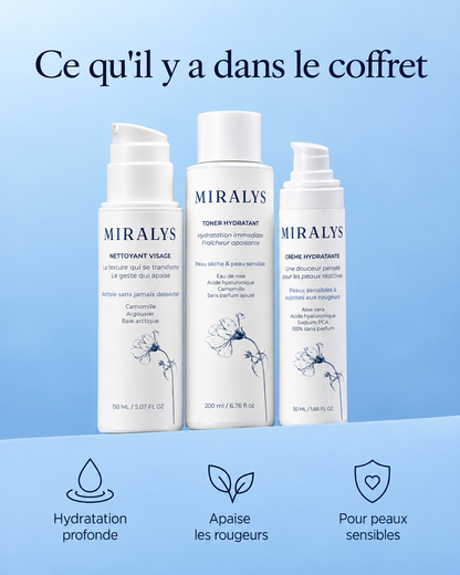 Le Trio Essentiel — Nettoyant, Toner & Crème