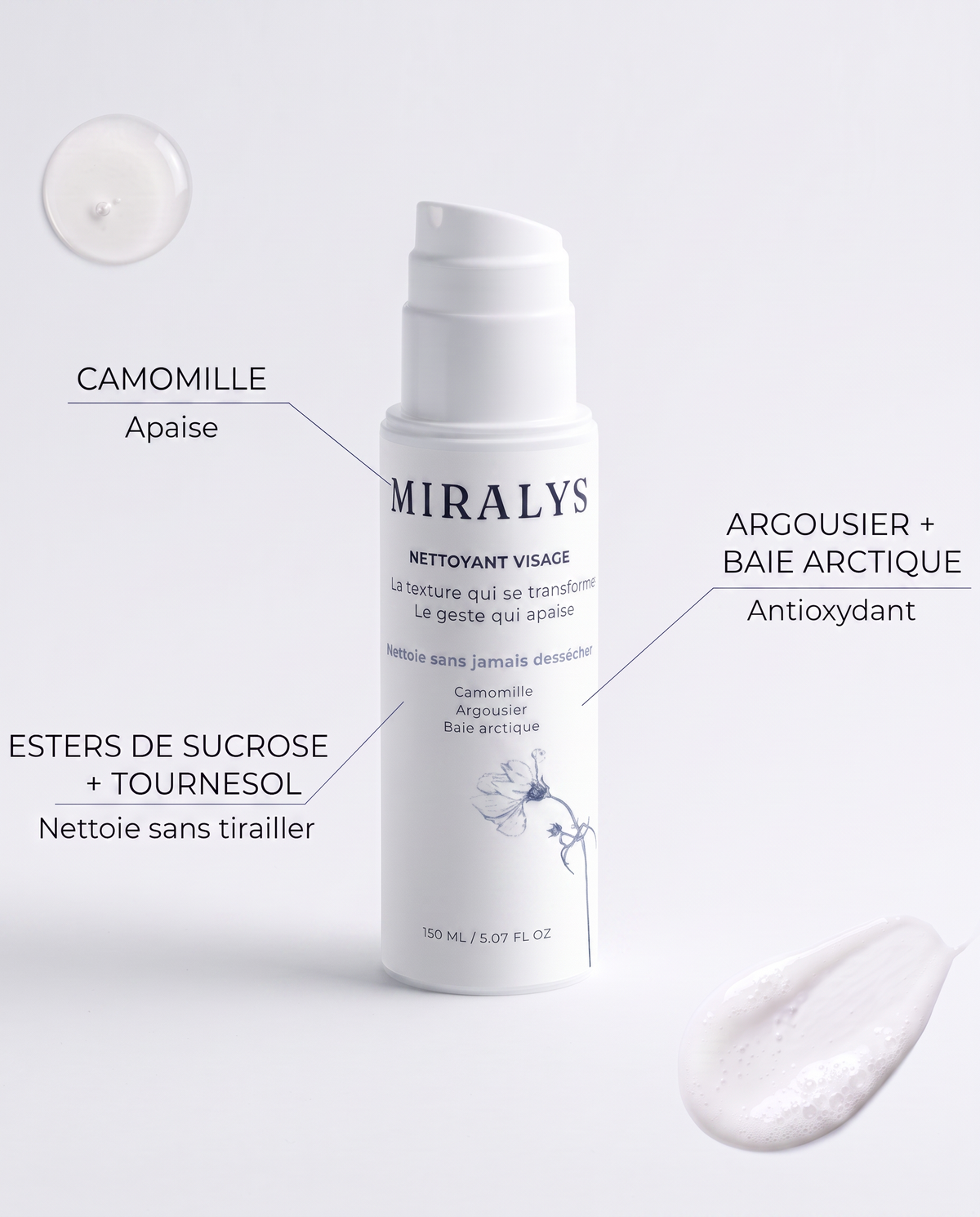 Nettoyant Visage Miralys