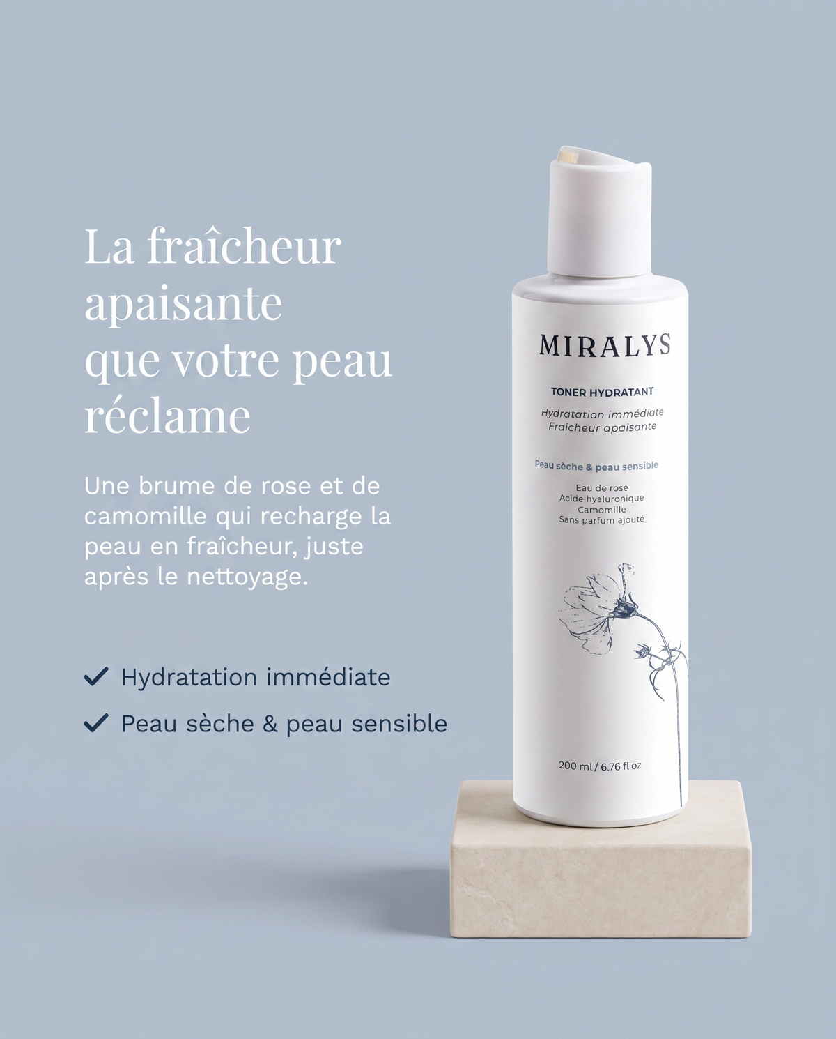 Toner Hydratant Miralys